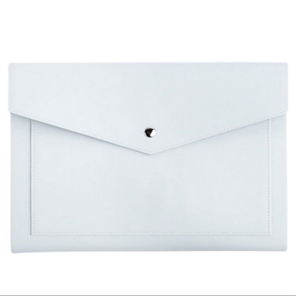 Glass Ladder Co Megan Portfolio Clutch - Cloud Grey NWOT